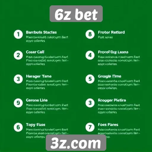 Características principais do site 6z bet